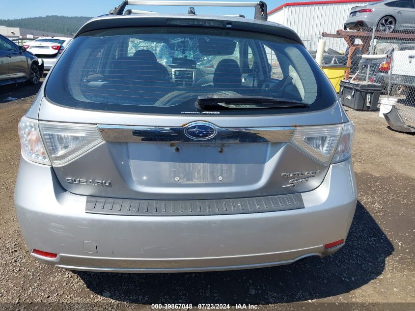 2008 Subaru Impreza Outback Sport VIN: JF1GH63658G827186 Lot: 39867048