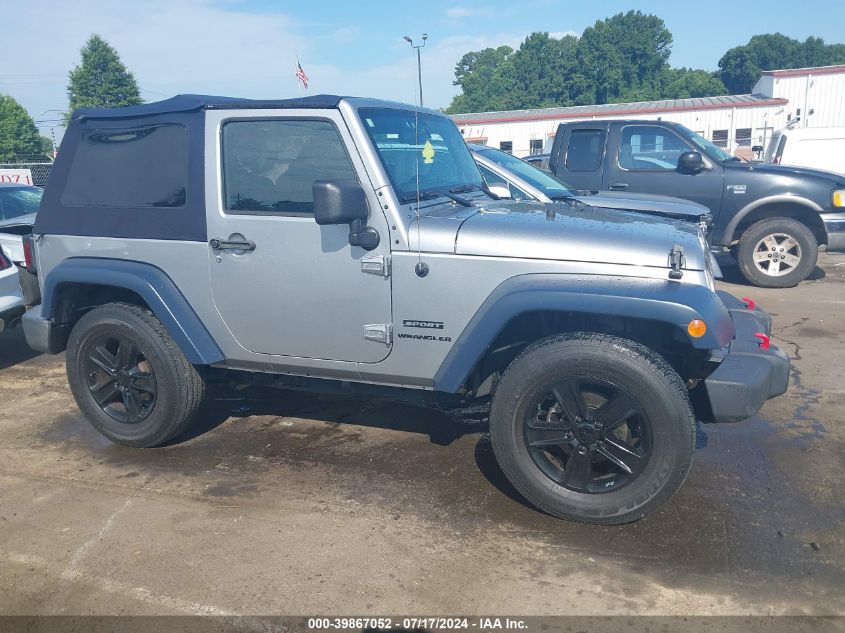 2013 Jeep Wrangler Sport VIN: 1C4GJWAG4DL649329 Lot: 39867052