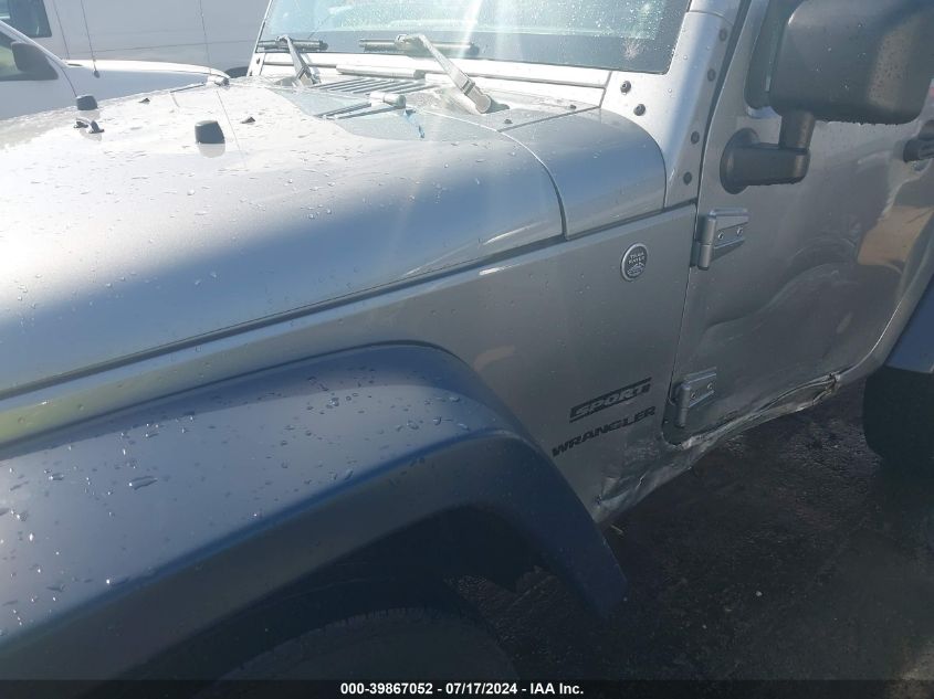 2013 Jeep Wrangler Sport VIN: 1C4GJWAG4DL649329 Lot: 39867052