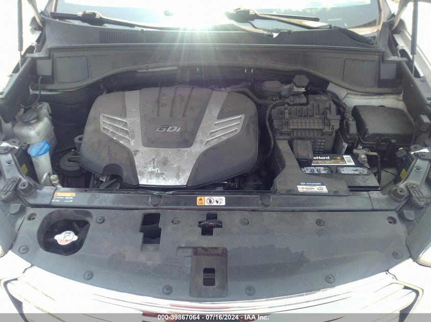 2014 Hyundai Santa Fe Limited VIN: KM8SR4HF2EU046259 Lot: 39867064