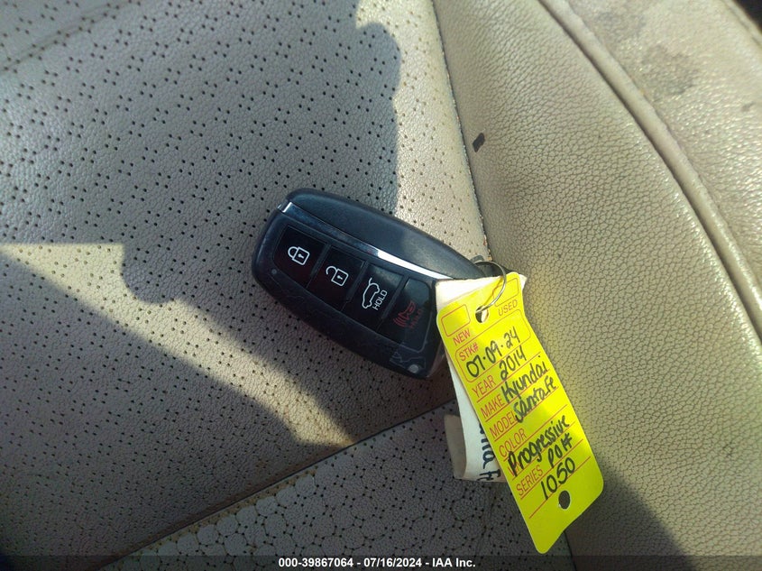 2014 Hyundai Santa Fe Limited VIN: KM8SR4HF2EU046259 Lot: 39867064