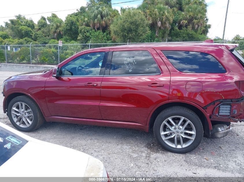 2022 Dodge Durango Gt Plus Awd VIN: 1C4RDJDG5NC137756 Lot: 39867076