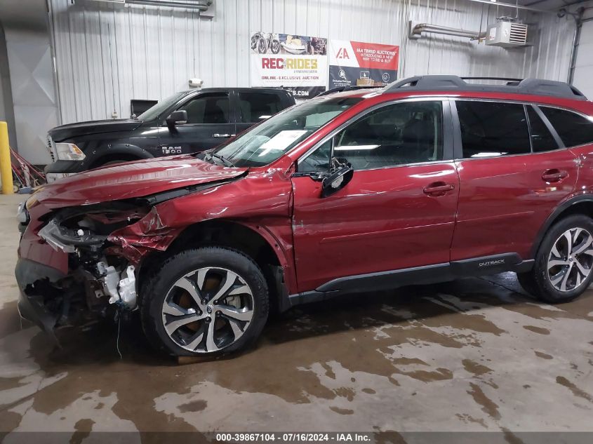 2022 Subaru Outback Limited Xt VIN: 4S4BTGND4N3253358 Lot: 39867104