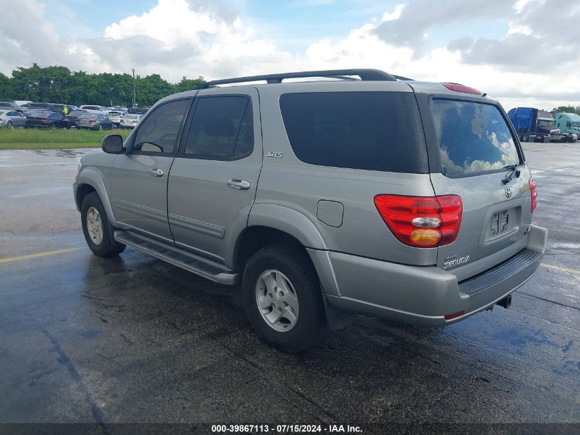 5TDZT34AX3S170788 2003 Toyota Sequoia Sr5 V8