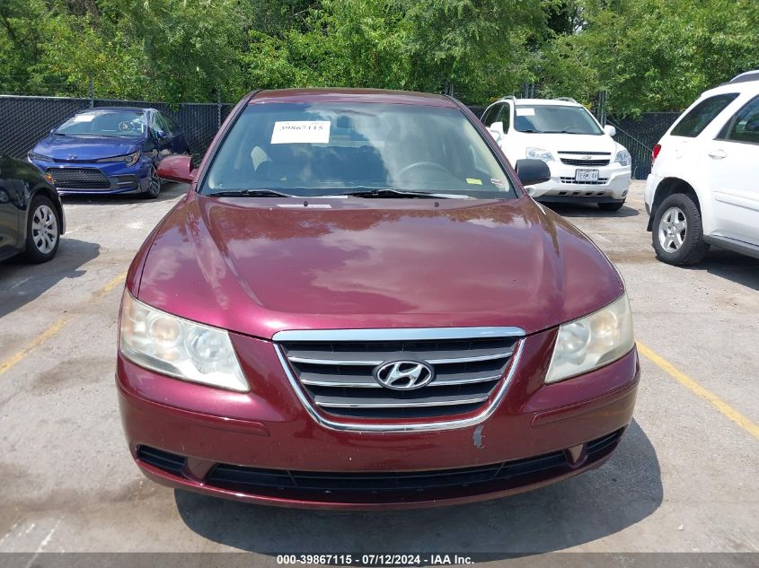 2009 Hyundai Sonata Gls VIN: 5NPET46CX9H498083 Lot: 39867115