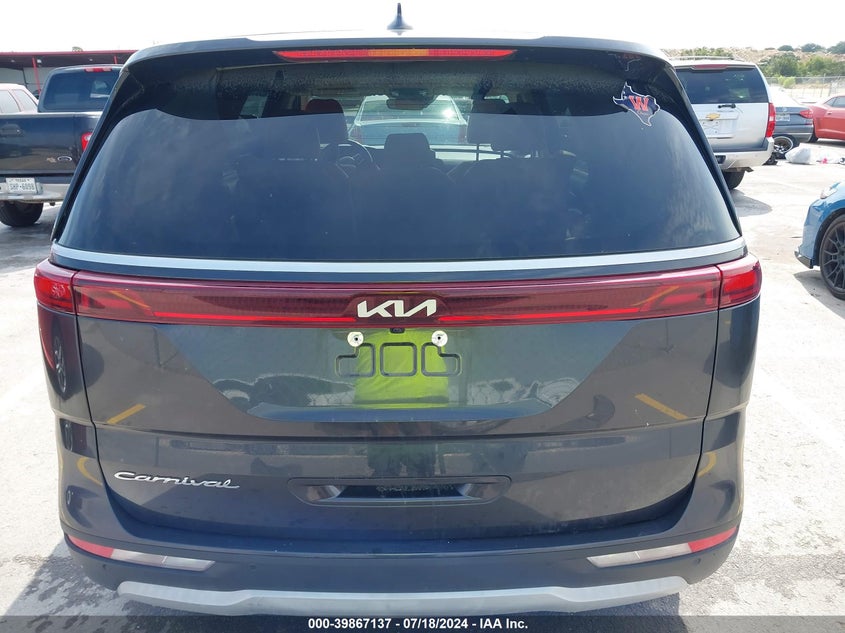 2022 KIA CARNIVAL MPV LX SEAT PACKAGE - KNDNB4H39N6169542