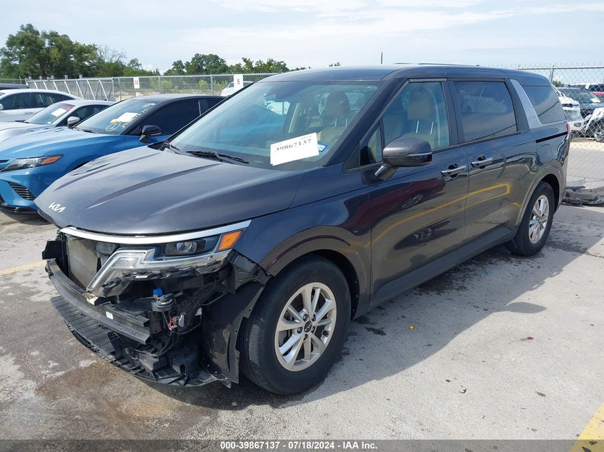 2022 KIA CARNIVAL MPV LX SEAT PACKAGE - KNDNB4H39N6169542