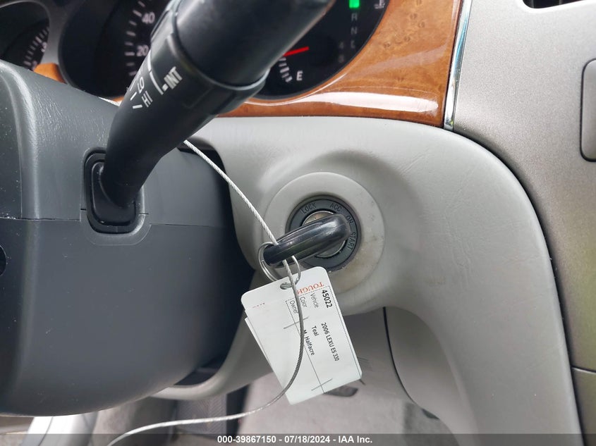 2006 Lexus Es 330 VIN: JTHBA30G765146460 Lot: 39867150