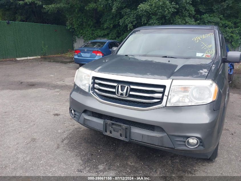 2013 Honda Pilot Ex-L VIN: 5FNYF4H58DB038026 Lot: 39867155