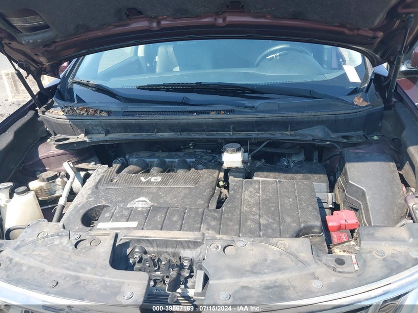 2014 Nissan Murano Sl VIN: JN8AZ1MW8EW517120 Lot: 39867169