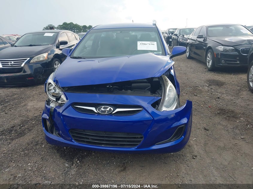 2012 Hyundai Accent Gls VIN: KMHCT4AEXCU188038 Lot: 39867196