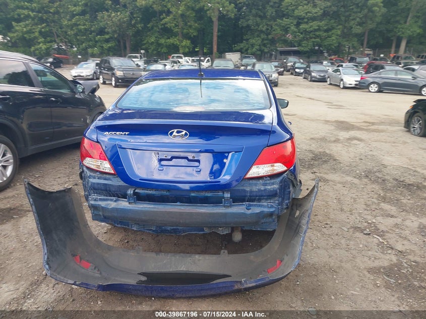 2012 Hyundai Accent Gls VIN: KMHCT4AEXCU188038 Lot: 39867196