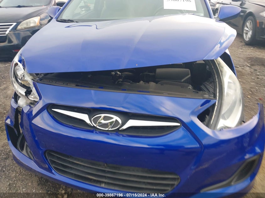 2012 Hyundai Accent Gls VIN: KMHCT4AEXCU188038 Lot: 39867196