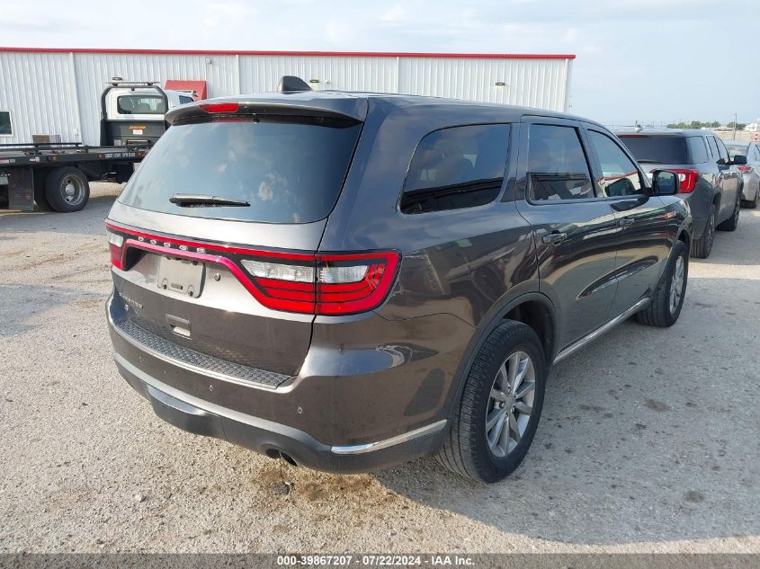 2018 Dodge Durango Special Service Awd VIN: 1C4SDJFT4JC383798 Lot: 39867207