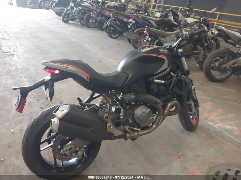 2020 Ducati Monster 821 VIN: ZDMMACLS9LB008026 Lot: 39867243