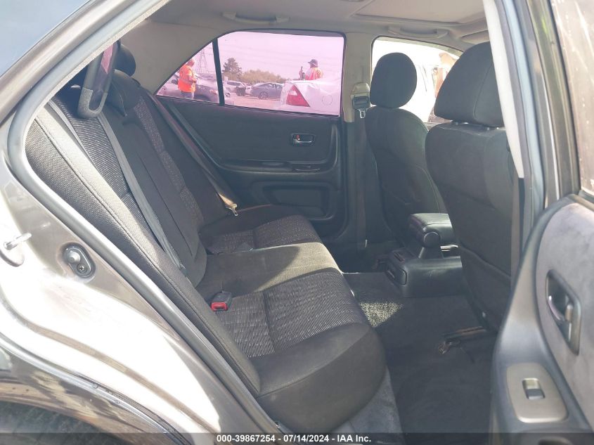 2003 Lexus Is 300 Base W/5-Speed Manual VIN: JTHBD192330068898 Lot: 39867254