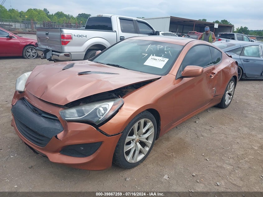 2013 Hyundai Genesis Coupe 2.0T VIN: KMHHT6KD1DU083882 Lot: 39867259