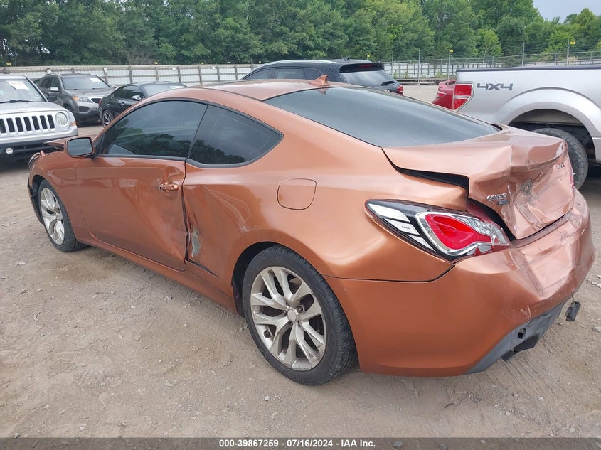 2013 Hyundai Genesis Coupe 2.0T VIN: KMHHT6KD1DU083882 Lot: 39867259