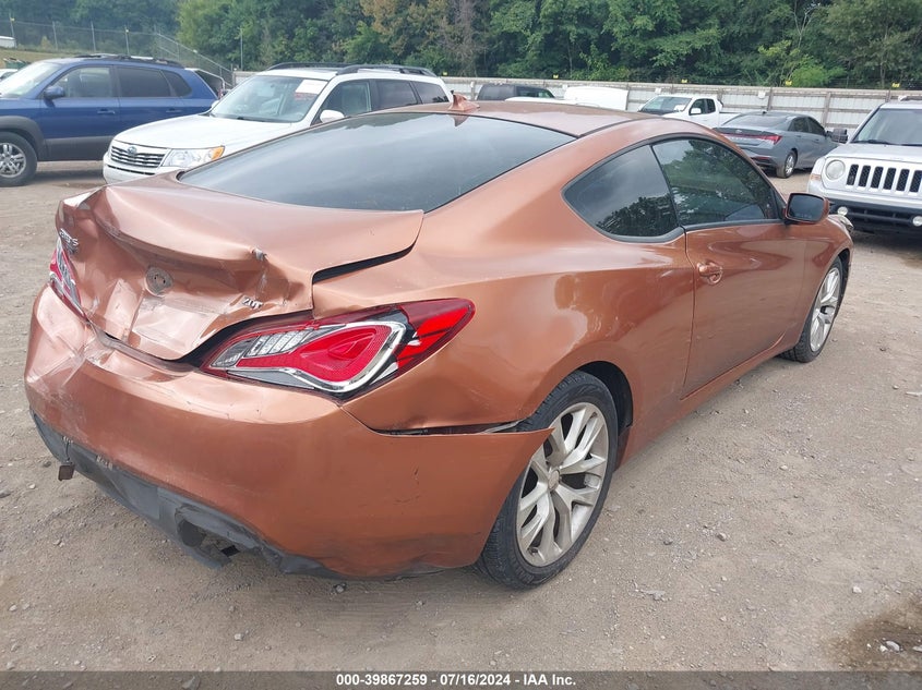 2013 Hyundai Genesis Coupe 2.0T VIN: KMHHT6KD1DU083882 Lot: 39867259