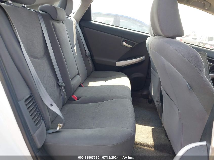 2012 Toyota Prius Three VIN: JTDKN3DU8C5395335 Lot: 39867280