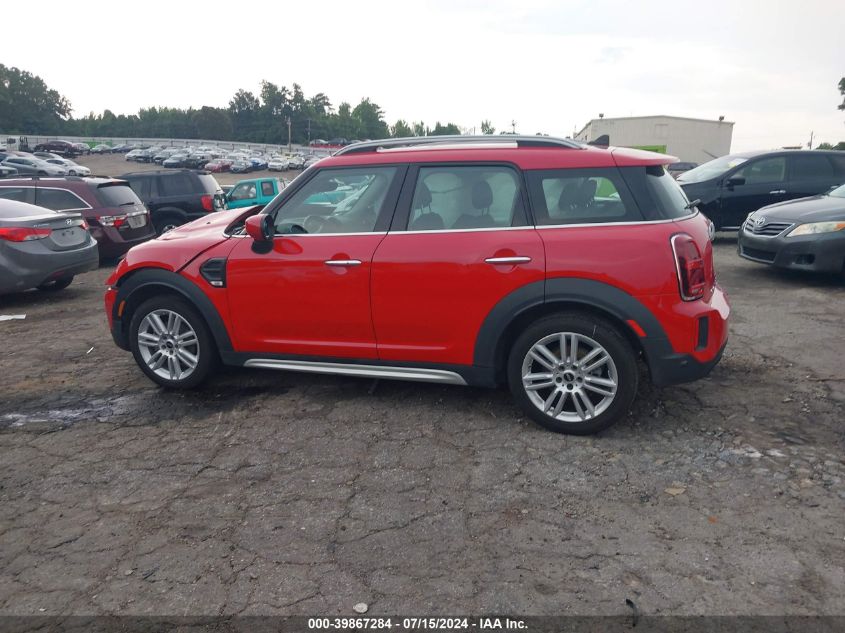 2022 Mini Countryman Cooper VIN: WMZ23BR05N3N66420 Lot: 39867284