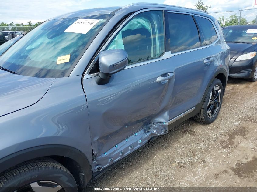 2024 Kia Telluride Ex VIN: 5XYP3DGC5RG462591 Lot: 39867290