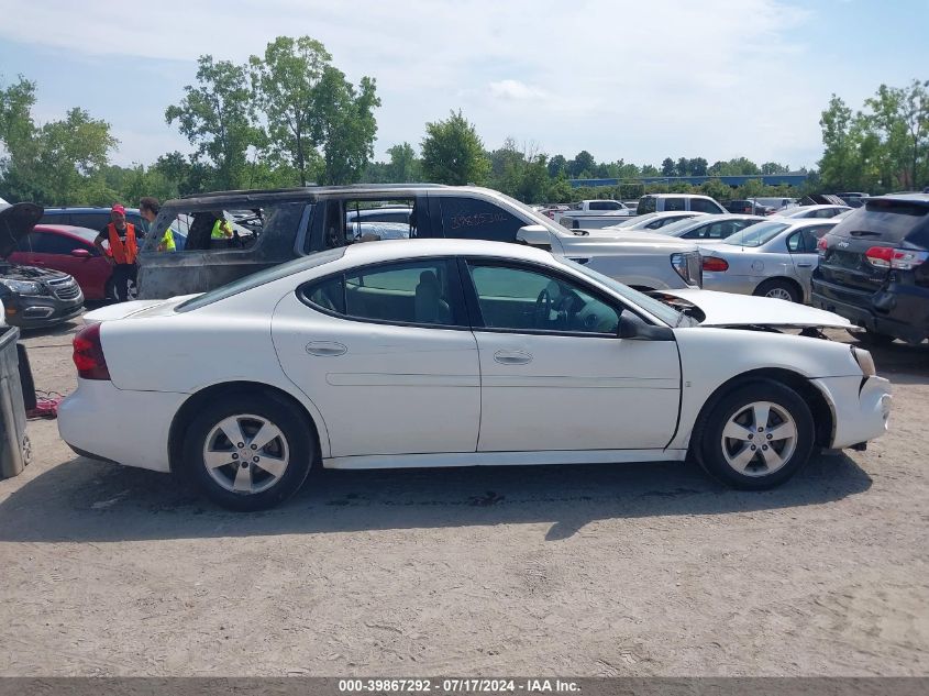 2008 Pontiac Grand Prix VIN: 2G2WP552781159857 Lot: 39867292