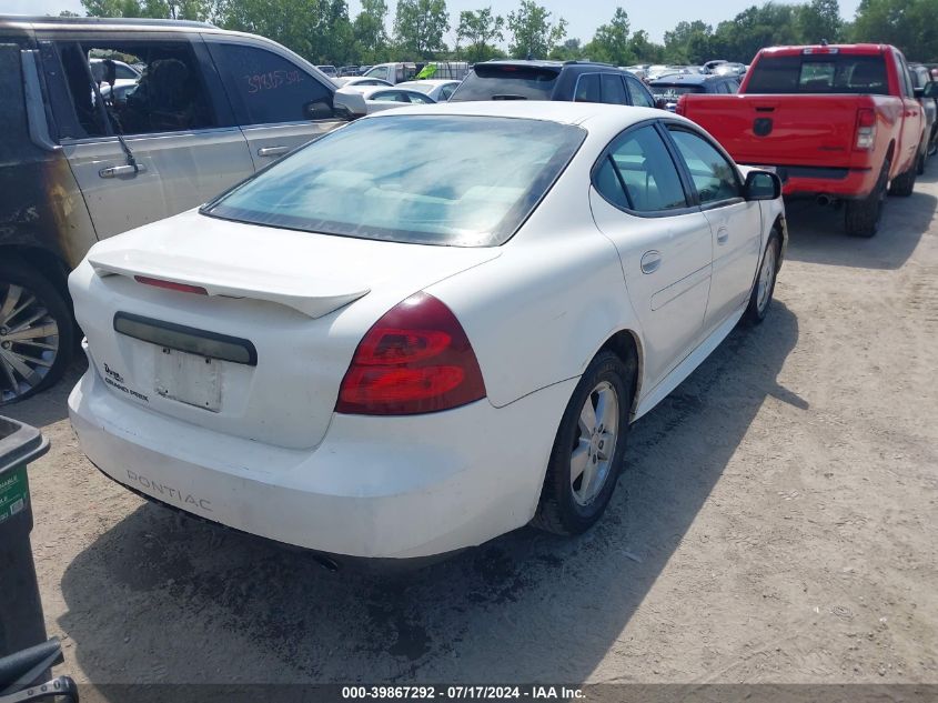 2008 Pontiac Grand Prix VIN: 2G2WP552781159857 Lot: 39867292