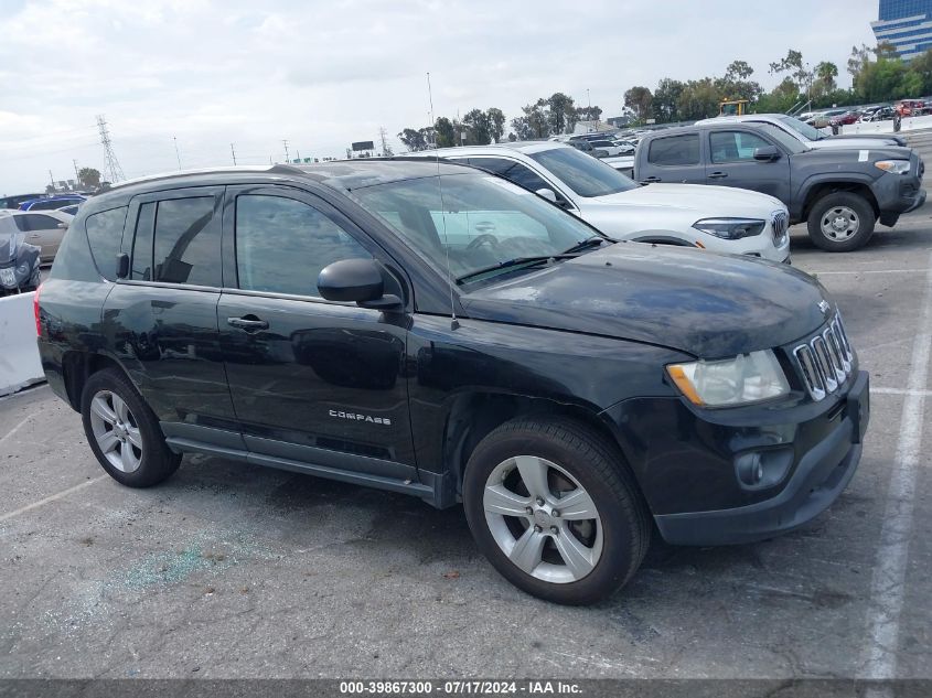 2012 Jeep Compass Sport VIN: 1C4NJCBBXCD557563 Lot: 39867300