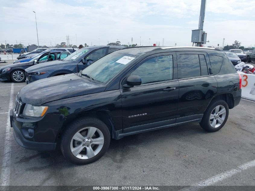 2012 Jeep Compass Sport VIN: 1C4NJCBBXCD557563 Lot: 39867300