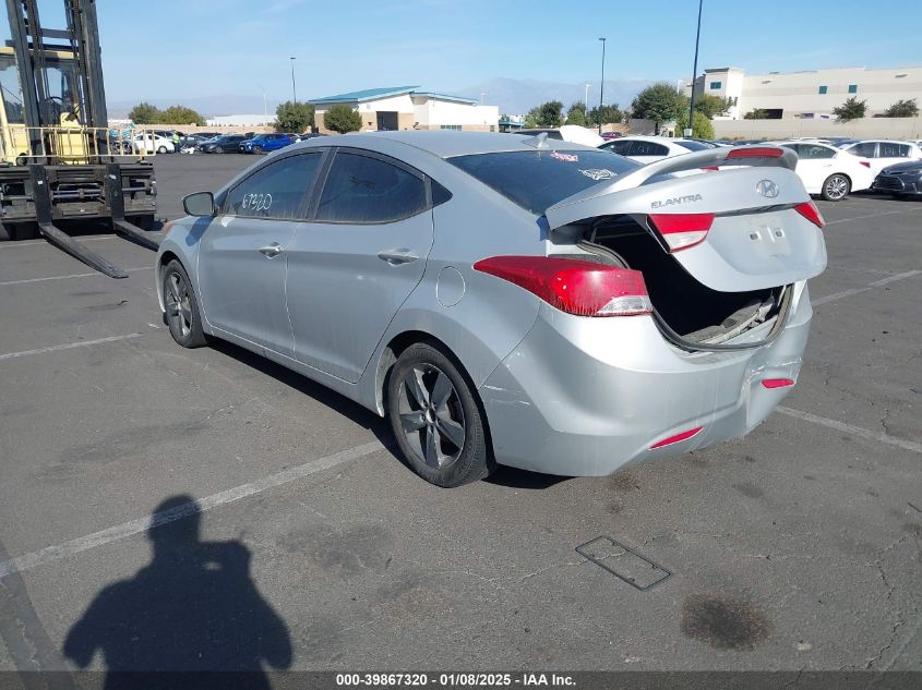 VIN KMHDH4AE1DU763683 2013 Hyundai Elantra, Gls no.3