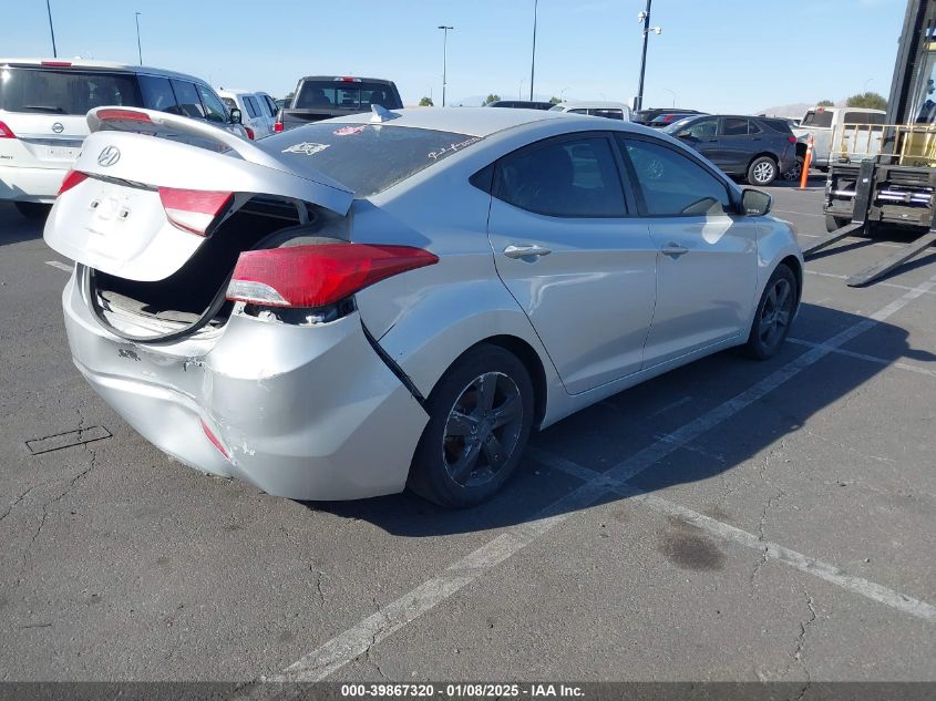 VIN KMHDH4AE1DU763683 2013 Hyundai Elantra, Gls no.4