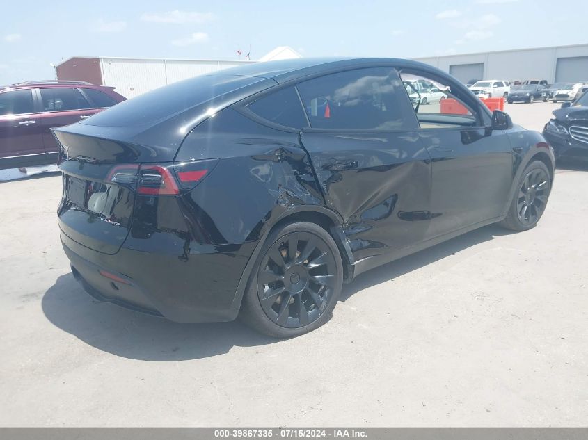 2023 Tesla Model Y Awd/Long Range Dual Motor All-Wheel Drive VIN: 7SAYGDEE6PA159062 Lot: 39867335