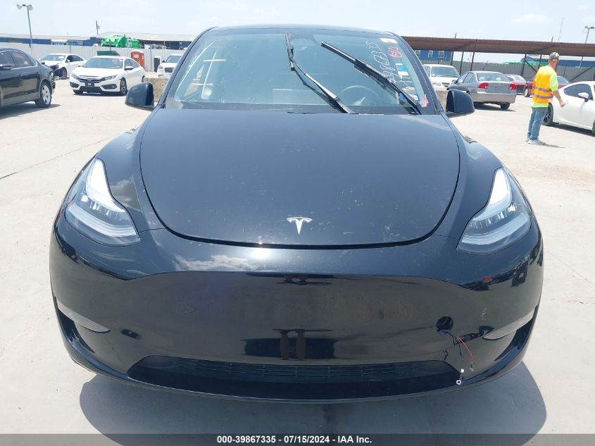 2023 Tesla Model Y Awd/Long Range Dual Motor All-Wheel Drive VIN: 7SAYGDEE6PA159062 Lot: 39867335