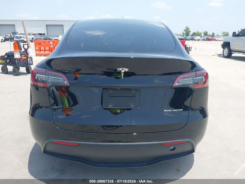 2023 Tesla Model Y Awd/Long Range Dual Motor All-Wheel Drive VIN: 7SAYGDEE6PA159062 Lot: 39867335