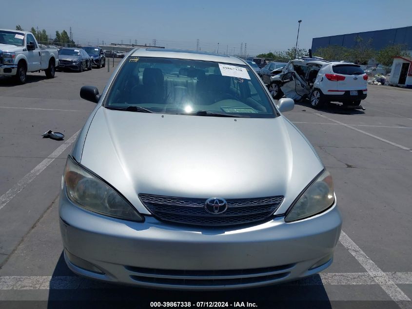 2003 Toyota Camry Xle VIN: JTDBE30K330149665 Lot: 39867338