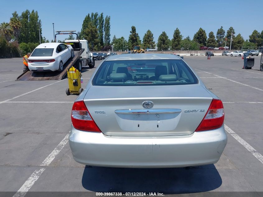 2003 Toyota Camry Xle VIN: JTDBE30K330149665 Lot: 39867338