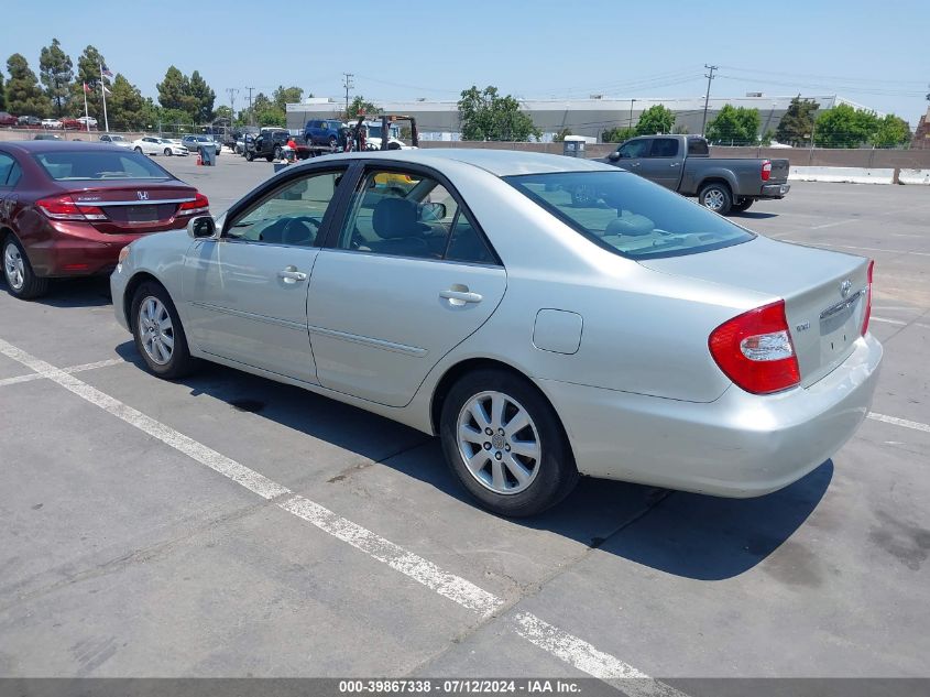 2003 Toyota Camry Xle VIN: JTDBE30K330149665 Lot: 39867338