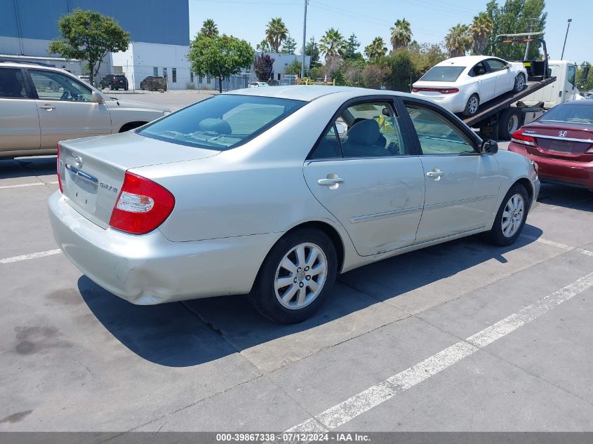 2003 Toyota Camry Xle VIN: JTDBE30K330149665 Lot: 39867338