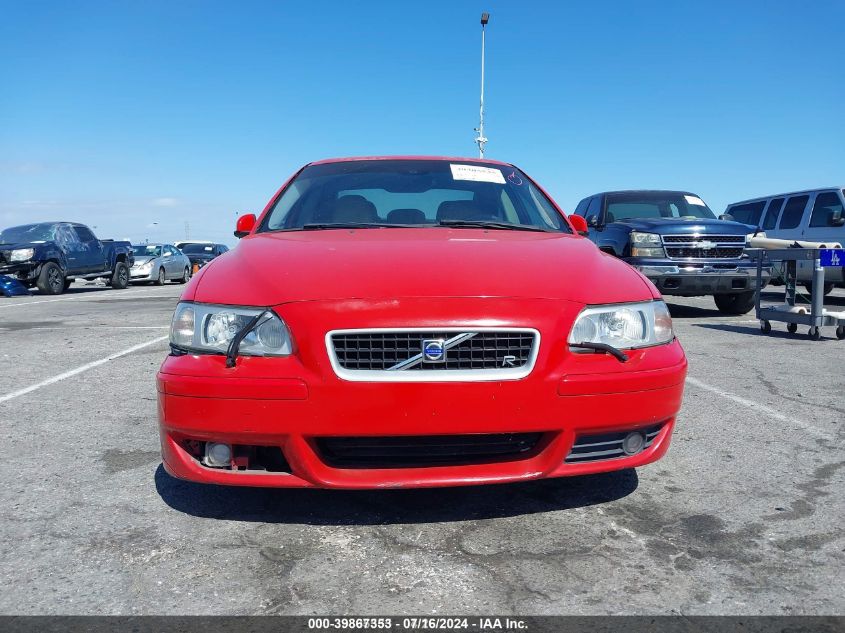 2005 Volvo S60 R VIN: YV1RH527052433895 Lot: 39867353