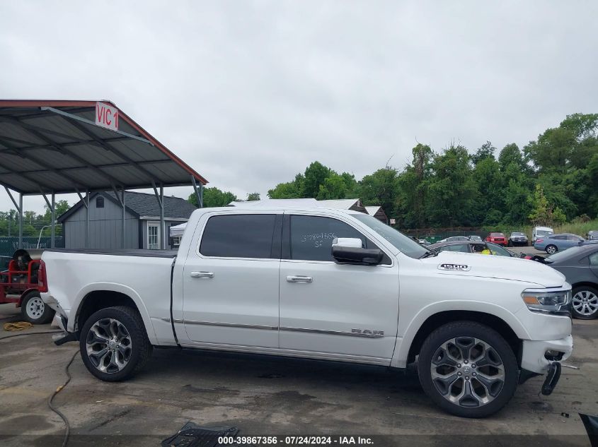 2019 Ram 1500 Limited 4X4 5'7 Box VIN: 1C6SRFHT7KN595815 Lot: 39867356