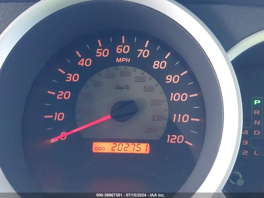 2010 Toyota Tacoma Prerunner V6 VIN: 3TMKU4HN5AM024491 Lot: 39867381