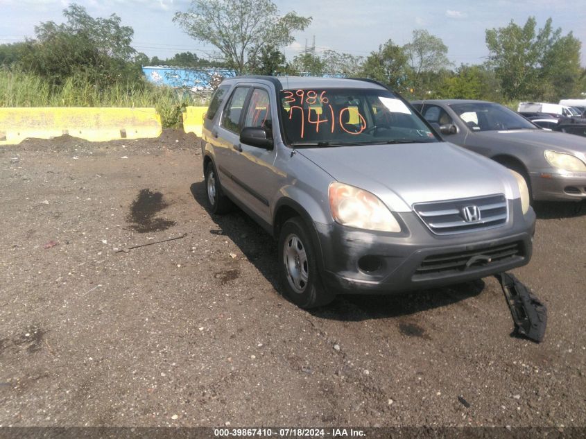 2005 Honda Cr-V Lx VIN: SHSRD78585U336811 Lot: 39867410