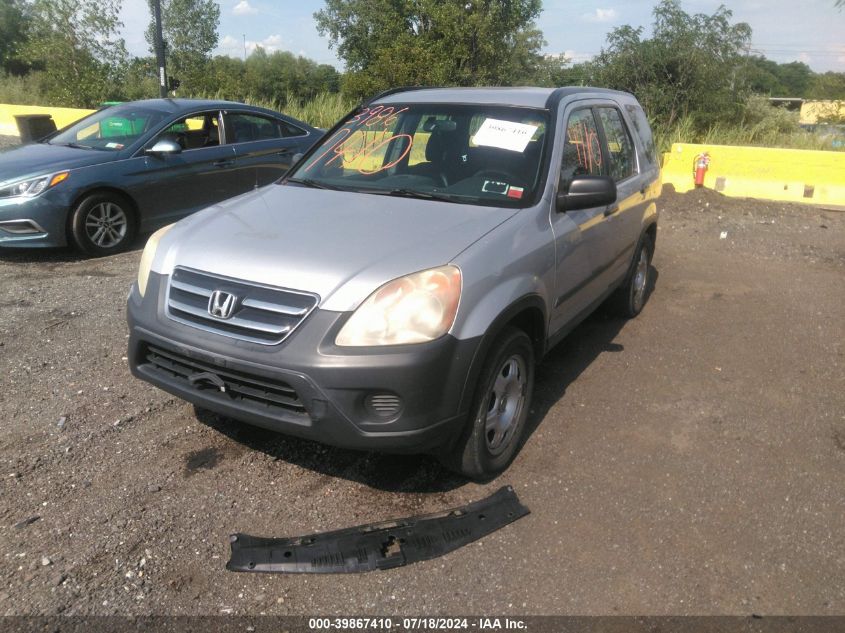 2005 Honda Cr-V Lx VIN: SHSRD78585U336811 Lot: 39867410