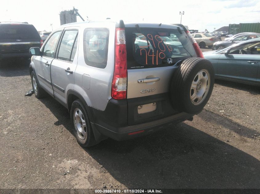 2005 Honda Cr-V Lx VIN: SHSRD78585U336811 Lot: 39867410