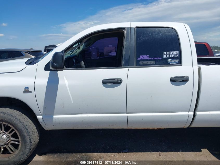 2007 Dodge Ram 2500 Slt/Trx4 Off Road/Sport/Power Wagon VIN: 1D7KS28C97J506630 Lot: 39867412