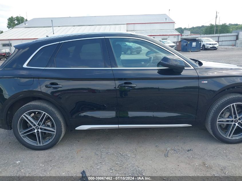 2021 Audi Q5 Premium Plus 55 Tfsi E Quattro S Tronic VIN: WA1E2AFY2M2033024 Lot: 39867462