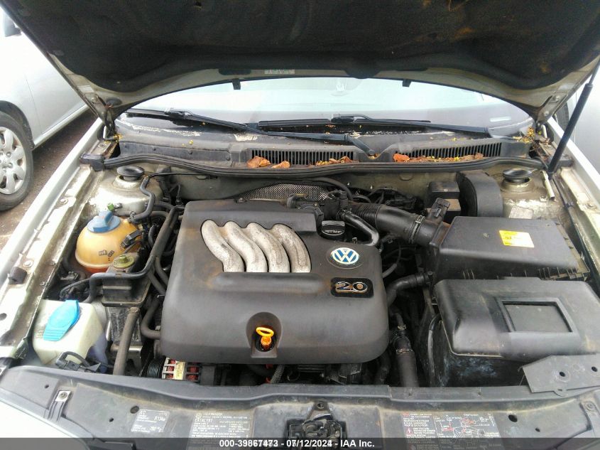 2000 Volkswagen Jetta Gls VIN: 3VWSC29M2YM046100 Lot: 39867473