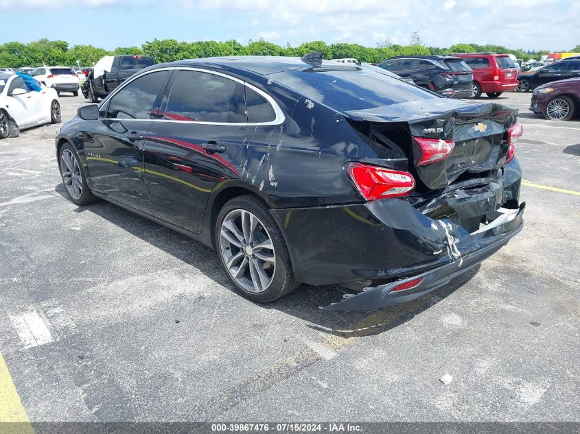 2021 Chevrolet Malibu Fwd Lt VIN: 1G1ZD5ST9MF010411 Lot: 39867476