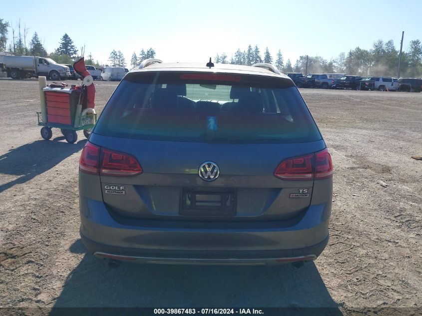 2017 Volkswagen Golf Alltrack S/Se/Sel VIN: 3VWH17AU6HM533230 Lot: 39867483